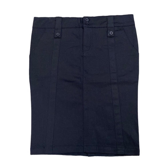 BNWOT Dickies Pencil Skirt, Beautiful Detailing! Slit up back, Black - Picture 2 of 16